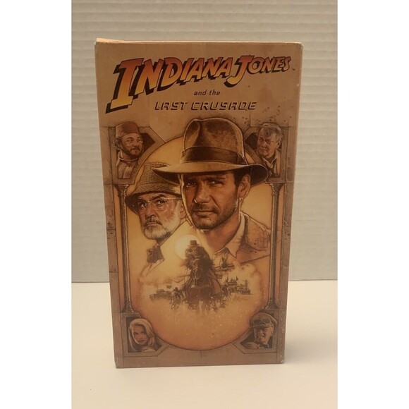 Indiana Jones and the Last Crusade VHS 1990 Harrison Ford Rated PG13 - Picture 1 of 4